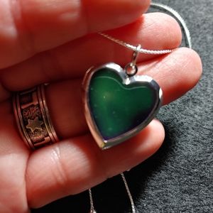 Mood Change Heart Necklace